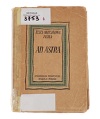 Książka Eliza Orzeszkowa Ad Astra seria Pisma 1950