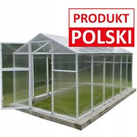 SZKLARNIA OGRODOWA POLIWĘGLAN 8,4m2 TUNEL OGRODOWY 210X405 PTF POLSKA