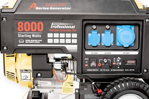 LONCIN LC8000D-AS-1F MOCNY AGREGAT GENERATOR PRĄDOTWÓRCZY 230V AVR 6,5kW - EWIMAX OFICJALNY DYSTRYBUTOR - AUTORYZOWANY DEALER LONCIN na Arena.pl