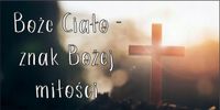 Baner religijny 120x60 cm Dekoracja boże ciało znak bożej miłości