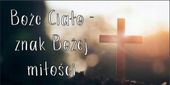 Baner religijny 120x60 cm Dekoracja boże ciało znak bożej miłości