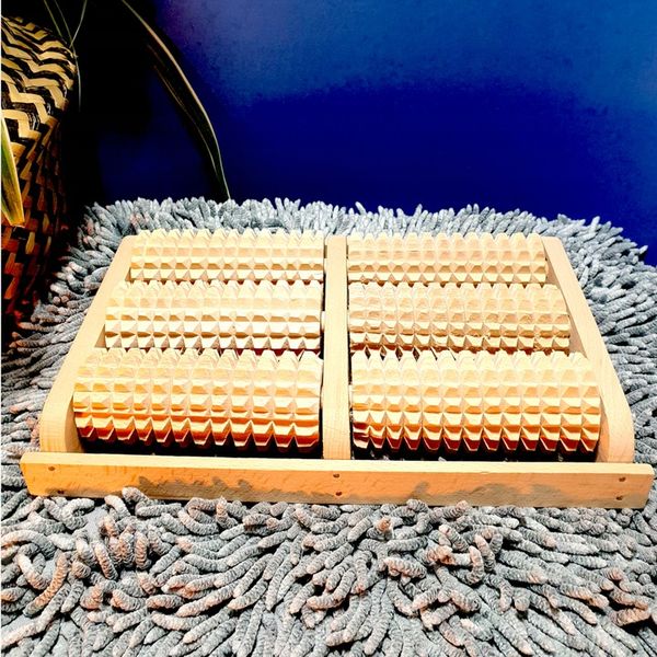 Drewniany Wałek do Masażu Stóp zdjęcie 5