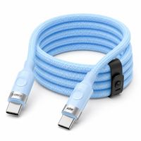 Kabel Orico CDX 60W 3A Power Delivery USB-C - USB-C 1m - niebieski
