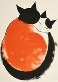 Plakat 42x59,4cm Yin i Yang Kotów