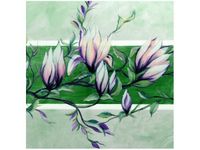 50X50CM SŁODYCZ MAGNOLII ZIELENI OBRAZ