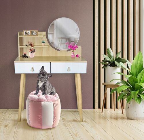 Toaletka z lustrem SCANDI kosmetyczna skandynawska na Arena.pl