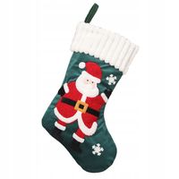 Świąteczny wzór bałwana Skarpetki świąteczne 45cm duża torba na prezenty