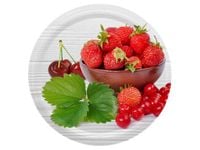 wieczko zakrętka do słoików 66-4 owoce 10szt