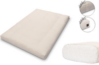 Materac 140x200 Bawełniany - Pascall Futon Medium Natural - Ecru