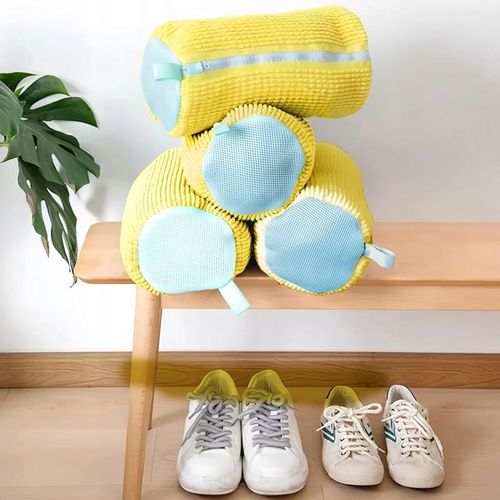 2X WOREK DO PRANIA BUTÓW OBUWIA DO PRALKI Z MIKROFIBRY ŻÓŁTE ZESTAW 2szt na Arena.pl