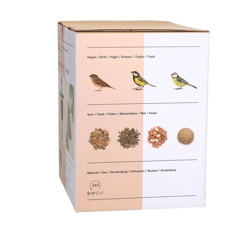 NOWOCZESNY KARMNIK DLA PTAKÓW ZIMUJĄCYCH LISA + POKARM KARMA ZIARNO 1KG na Arena.pl