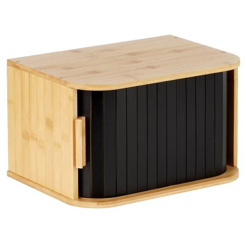 Chlebak bambusowy czarny 33x23x20 cm na Arena.pl
