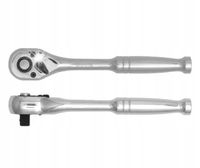 YATO GRZECHOTKA 1/4" PROSTA 72 ZĘBY 125mm POKRĘTŁO KLUCZ DO NASADEK CrV