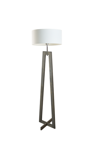 Lampa podłogowa BALI  abażur walec brązowy E27 na Arena.pl