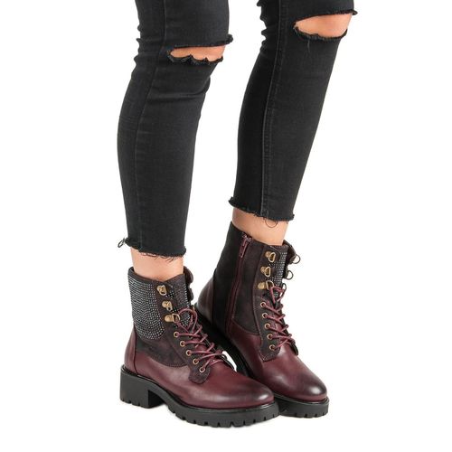 Sznurowane Workery Na Platformie r.40 na Arena.pl