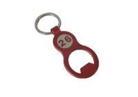 Metalowy brelok do kluczy z otwieraczem logo, grawer 50 szt.