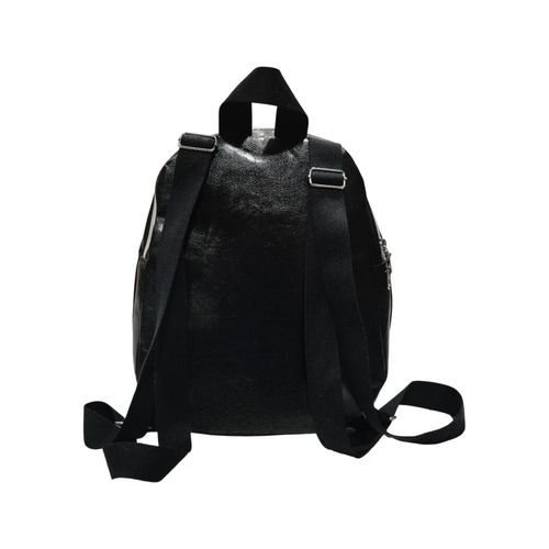 Mały Plecak Czarny z Motywem Pawia – Handmade na Arena.pl