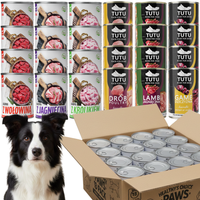 KARMA DLA PSA – MOKRA KARMA MIX SMAKÓW 24x400g ZESTAW 9,6kg PUSZKA TUFTUF
