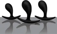 xr brands trinity anal training set silikonowy 3 rozmiary czarny
