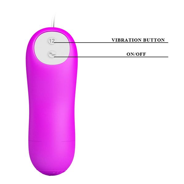 Pretty Love- Mini Love Egg, 12 Vibration Functions zdjęcie 6