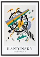 Plakat Kandinsky small worlds 50x70 cm w czarnej ramie