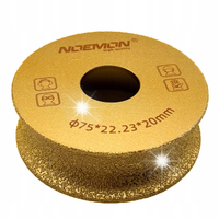 FREZ DIAMENTOWY DO KRAWĘDZI ZEWNĘTRZNEJ 75mm x 20mm x 22,23mm DO CERAMIKI