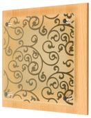 Planta plafon 24x24 1x60W E27 esy chocolate