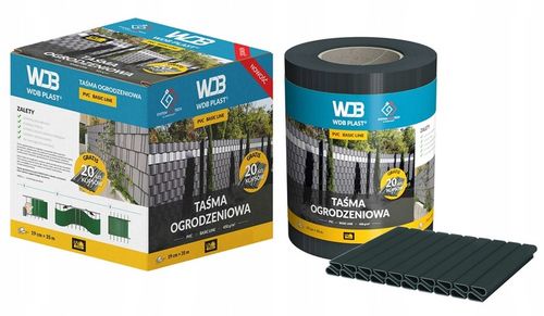WDB Taśma ogrodzeniowa Basic Line antracyt 7016 na Arena.pl