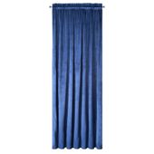 Zasłona gotowa na taśmie MELANIE 140x270 Eurofirany granatowa