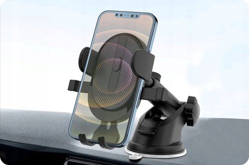 UNIWERSLANY UCHWYT SZYBA DESKA KRATKA MOCNA ŁADOWARKA 4xUSB 40W 2XPD 2XQC na Arena.pl