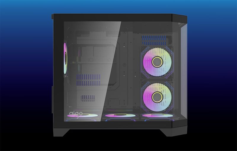 Obudowa Darkflash FT418 ARGB Czarny zdjęcie 6