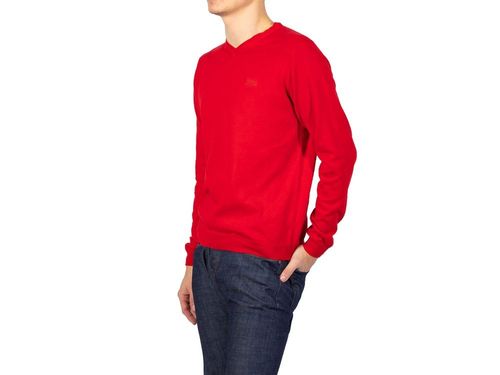 Swetr Boss C-Cedric V-Neck Red M na Arena.pl