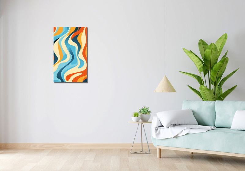 Obraz 40x70cm Tańczące Fale zdjęcie 2