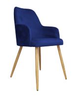 Krzesło WESTA noga dąb MG16 granatowy