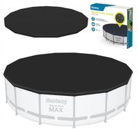 Plandeka pokrywa mata ochronna do basenu ze stelażem 457 cm Bestway 58038