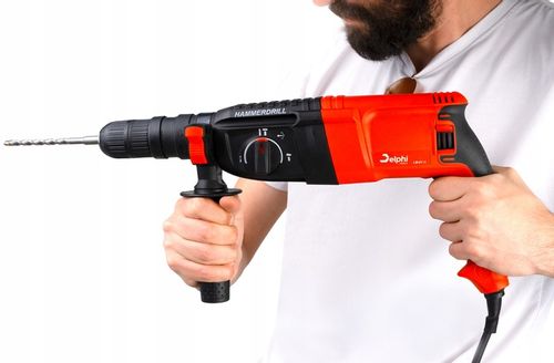 MŁOTOWIERTARKA WIERTARKA z udarem MŁOT UDAROWY MOCNA SDS+ 2600W +kabel 2,8m na Arena.pl