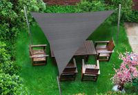 ŻAGIEL PRZECIWSŁONECZNY OGRODOWY TARASOWY BARDZO MOCNY HDPE SZARY 6X6X6