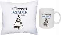 PODUSZKA+KUBEK prezent Dziadka Święta Mikołajki