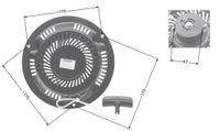 Rozrusznik NAC T475 T575 T675 metalowa obudowa kosiarki marketowe NZ244