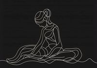 Plakat 66,5x46,5cm Pozycja Siedząca