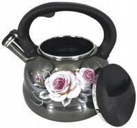 Czajnik emaliowany 3.3L z gwizdkiem. Masterpan MP-2542