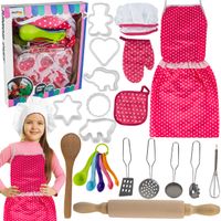 Mały Kucharz Fartuszek Kuchenny Foremki + Akcesoria