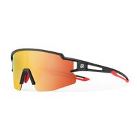 okulary rowerowe polaryzacyjne dla dzieci z filtrem uv - czarne