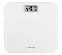 WAGA ŁAZIENKOWA RAVEN ECO POWER EW015 Z WYŚWIETLACZEM DO 180 KG BIAŁA