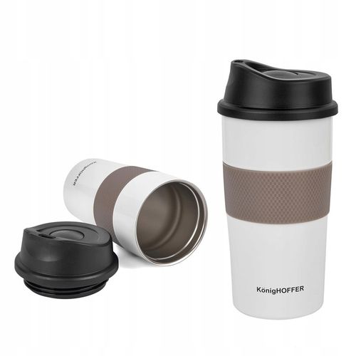 KONIGHOFFER ELLIOT KUBEK TERMICZNY 440ml BIAŁY na Arena.pl