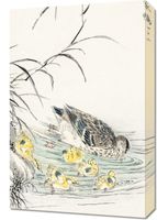 Obraz 40x60cm Duck, Kashu Japoński Vintage do Salonu