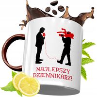 Kubek Bordowy Dla Dziennikarza Na Urodziny Prezent Z Nadrukiem Ze Zdjęciem