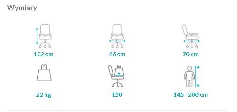 Fotel biurowy, ergonomiczny  Diablo Chair V-BASIC - czarny na Arena.pl