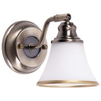 Klasyczna LAMPA ścienna GRANDO 6545 Rabalux klosz OPRAWA dzwon kinkiet bell retro patyna