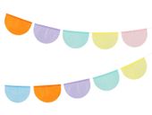 Girlanda bibułowa kolorowa, 300 cm